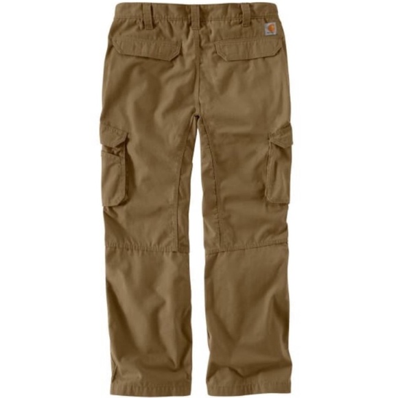 Men’s Carhartt Rugged Flex Relaxed Fit Canvas Cargo Work Pant - Picture 3 of 13